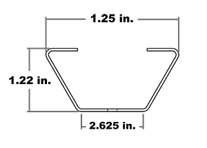 ROOF BOW SUP - Aurora Parts To Go | Buy Aftermarket Trailer Parts