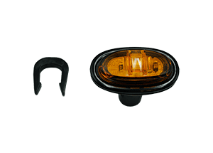 Grote 45303-3 Oval MicroNova LED Marker Clearance Light, Hardshell