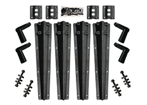 FENDER BRACKET BOLTON, PLSTIC, BLK, FITS PM2481, PM2261