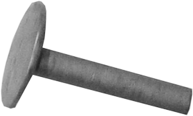 TODCO 89210.0036 Steel Semi-Tubular Rivet, 1/4