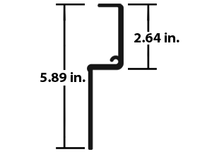 Barre d'écartement SECTIO - GALVA - barre 3 ml | RAIL - GYPASS Pièces  détachées